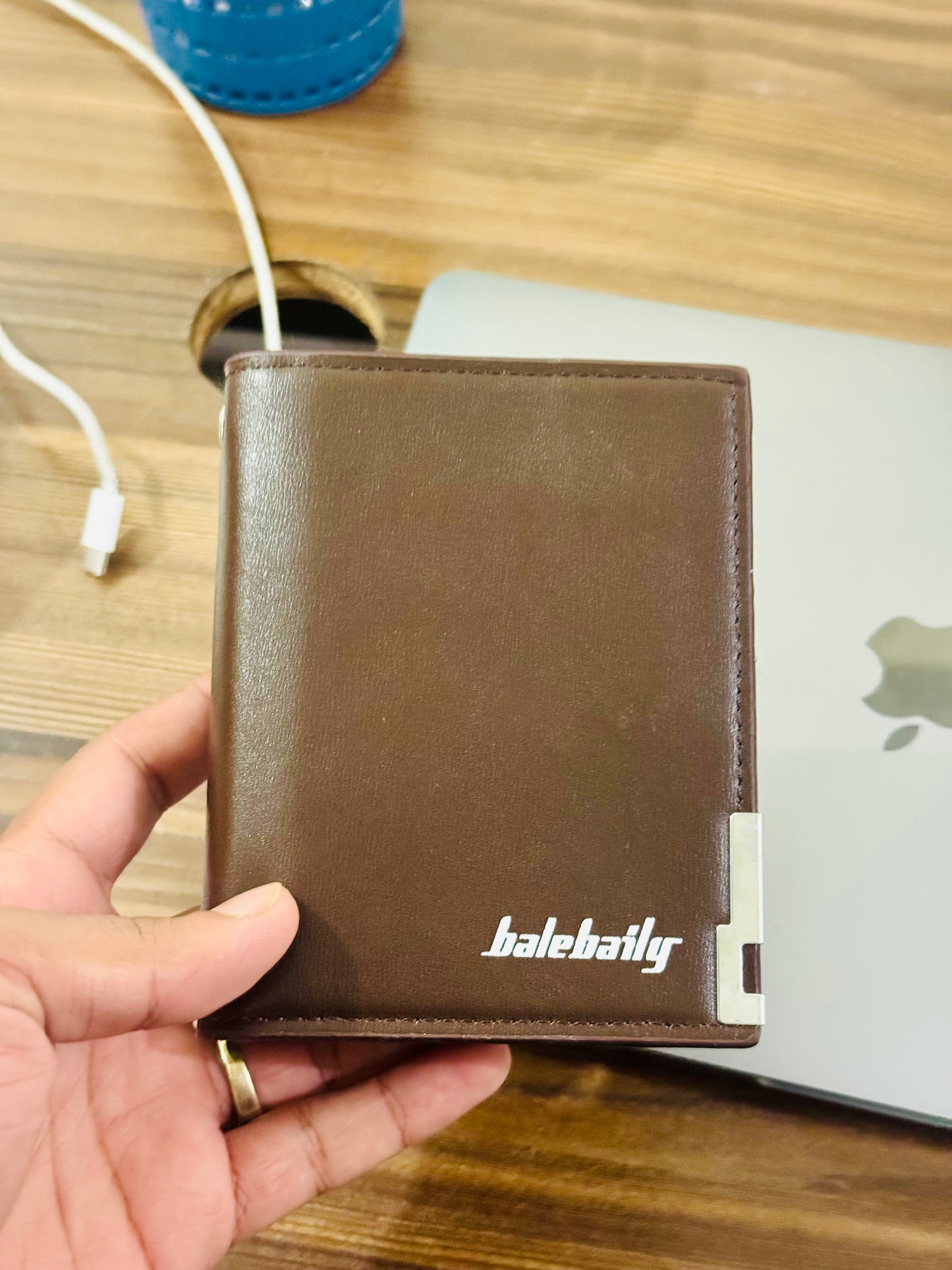 Balebaily Men's Bifold Wallet with Zipper | Luxury PU Leather Gents Purse | 4 Colors