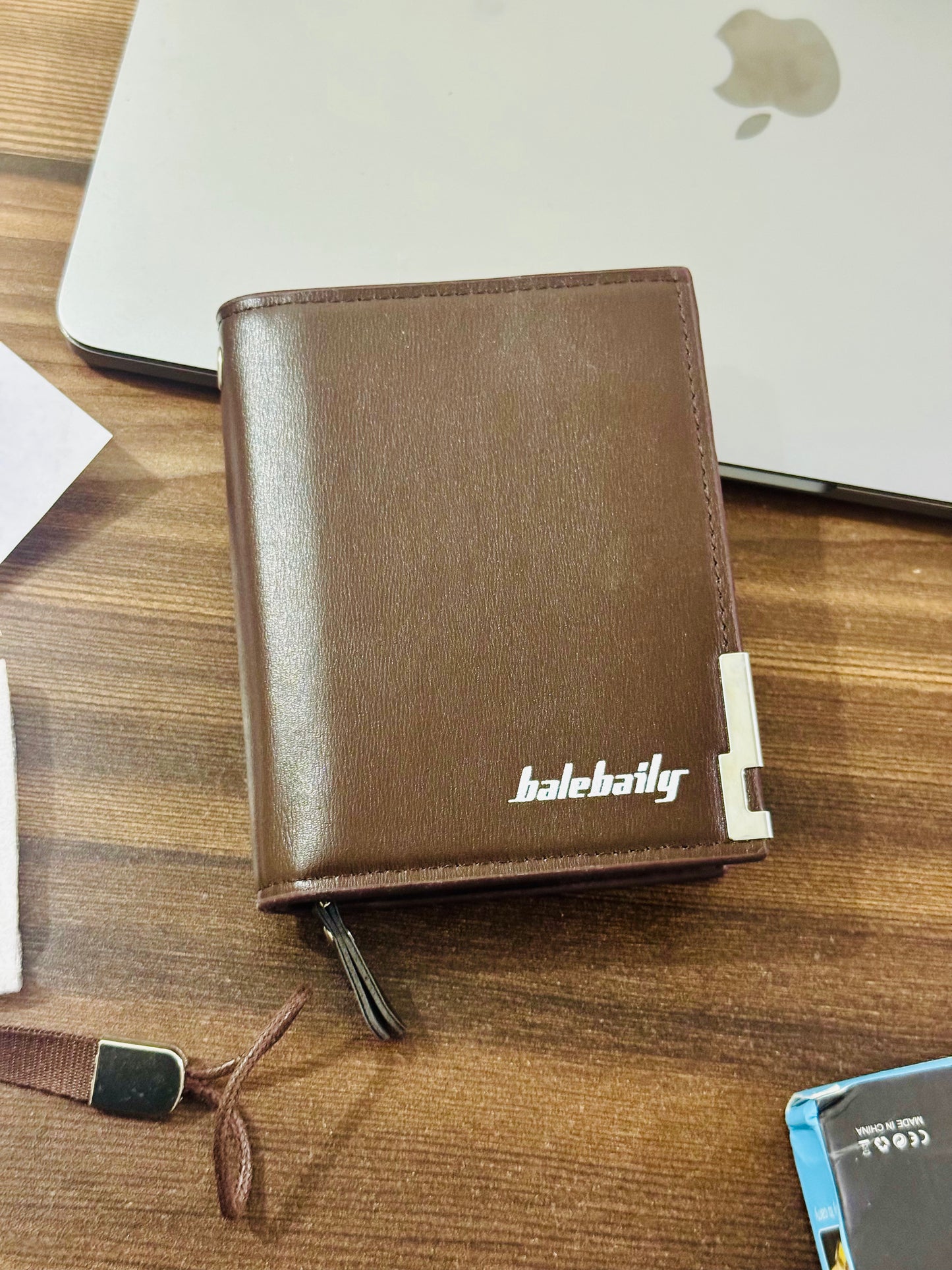Balebaily Men's Bifold Wallet with Zipper | Luxury PU Leather Gents Purse | 4 Colors